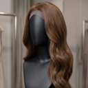 Brown Wig With Wig Caps 31Inch