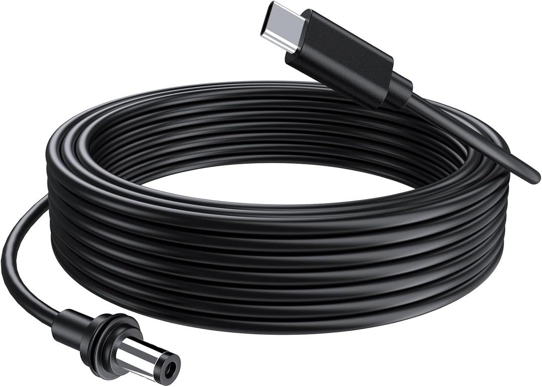 UBeesize Starlink Mini Power Cable, 10FT Starlink Mini USB C to DC Power Cord, 18AWG Waterproof USB Type C to DC Cable Starlink Mini Accessories Compatible with 100W+ Power Bank and 20V PD Source