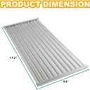 BBQ-PLUS 17 Inch Emitter Plates Replacement for Charbroil Tru Infrared Grill Replacement Parts 463242715, 463242716, 463257520, 463276016, 466242715, 466242815, CHRG533-0009-W1, Lowes 606682, 639322