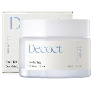 Oat-Tea Tree Soothing Cream 55ml | Vegan Korean skincare | Calming Moisturizer with 14.7% Oat Water & Tea Tree Oil for Sensitive Skin