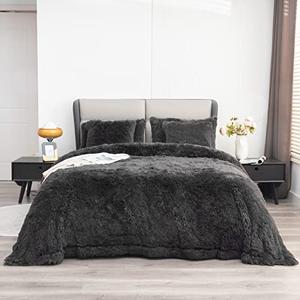 YUSOKI Faux Fur Blanket(Morel,79" x 90"),Whithout Pillows,Winter Lightweight Plush Fuzzy Soft Cozy Microfiber Comfy Bed Blanket for Women Kids Girls Couch Sofa Washable