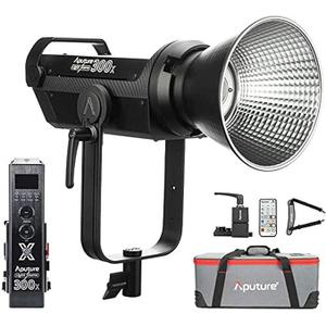 Aputure 300X Led Video Light,300W Aputure LS 300X,Bi-Color 2700K-6500K,24300lux@1m,APP and Remote Control(V-Mount)