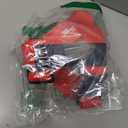 DF Co. Dog Harness | Chafe Resistant Webbing, Adjustable Neck & Chest, and Heavy Duty D-Ring | Sturdy, Comfortable, Easy to Use | Red, Size XL