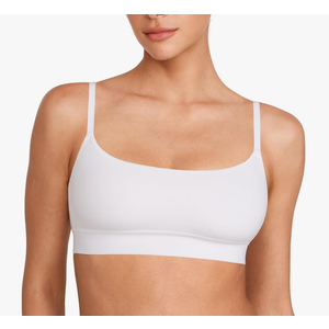 INLYRIC Women's Cotton Bralette - Wireless Unlined Sleep Comfortable Seamless Cami Bra,Large