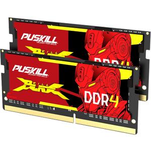PUSKILL DDR4 Laptop RAM 16GB Kit (2x8GB) 3200MHz (PC4-25600) 260-Pin SODIMM CL22 1.2V - Plug and Play Upgrade for Gaming Laptops and Notebooks, Compatible with Intel & AMD