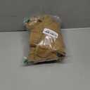 Ladyful Barrel Jeans Vintage Elastic Mid Rise Wide Leg Jeans for Women Trendy Baggy Boyfriend Denim Pants with Pockets Khaki Small