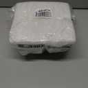 TEAKISS Ceramic Large Glazed White Stripe Mixing Bowls for Kitchen, Set of 1 Big Serving Bowls for Cooking, Popcorn, Salad, Soup, Baking, Dough Bread Making Bowl, 8 inch 1 Pack