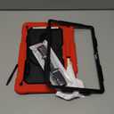 SEYMAC stock Case for Samsung Galaxy Tab S10 Plus/ S9 FE Plus/ S9 Plus 5G Tablet 12.4'' Case with Screen Protector Pencil Holder [360 Rotating Hand Strap] & Stand, Drop-Proof, Red