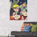 Trends International Naruto Shippuden - Food Wall Poster, 22.375" x 34", Unframed Version, 34"L x 22.4"W