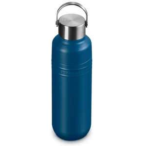 Le Creuset Stainless Steel On The Go Water Bottle, 16 oz., Deep Teal