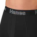 Hanes Men's Boxer Brief Underwear Pack, Stretch Cotton Boxer Briefs for Men, Moisture-wicking, 6-pack