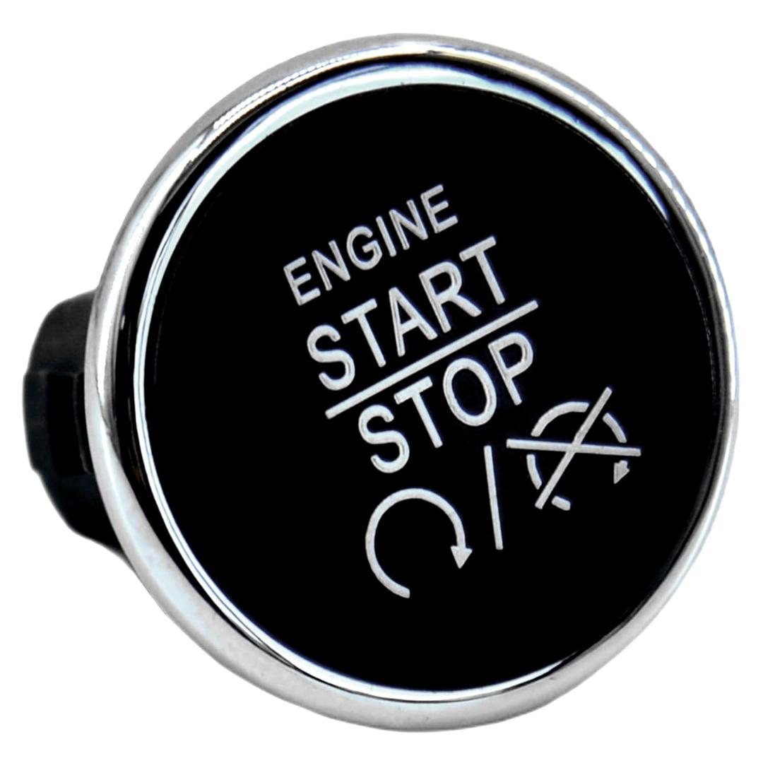 Push to Engine Start Stop Button Switch Compatible with 2008-14 Dodge Challenger Commander Grand Cherokee Replace 1FU931X9AC 33370101