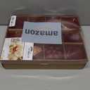 SHareconn 12ct Velvet Glitter Christmas Tree Balls Ornaments,3.15" Flocked Ornaments,Shatterproof Plastic Decorative Baubles Decorations for Xmas Tree Decor Holiday Party Decoration (Red & Gold, 80mm)