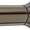 Amazon Basics No Drill, Non Slip Tension Curtain Rod, Adjustable Length 24-36", Classic Finial, Bronze