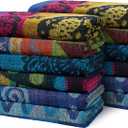 Ben Kaufman Terry Beach & Pool Towel - Absorbent & Fast Drying - Oversized Soft Cotton Towel for Swimming & Travel - Essential for Beach & Pool with Vibrant Colors - 30" x 60" - 12 Pack