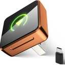 Wireless Carplay Adapter for iPhone,Wired CarPlay to Wireless,Android Auto 2in1 Mini USB Design with Fast Stable Connection Car Play for Apple iOS 10+, Android 11+ Version