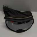 SPOSUNE Ski Goggles Over Glasses with Dual lens, Anti-fog Anti-UV Snow Goggle for Men Women Youth Skiing Snowmobile (Black Frame + Silver Lens Vlt 8%)