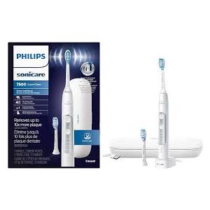 Philips Sonicare ExpertClean 7500 White, Rechargeable Electric Power Toothbrush, HX9690/06
