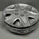 SCITOO Replacement Size 15-Inch Silver Hubcaps 4-Pack, Quick fit for Various Vehicles, Beautiful Look for Most Cars Trucks SUV