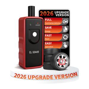 Ford TPMS Relearn Tool, FIRSTOOL EL-50449 TPMS Reset Tool, Tire Sensor Programmer Tire Pressure Sensor Reset for Ford Lincoln Mercury, TPMS Programming Tool Compatible with F150 F250 Flex etc