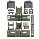 [13 Pack] Upgraded W10350375 Dishwasher Top Rack Parts and W10195372 W10195373 Adjuster Housing for Whirlpool Kenmore Dishwasher Parts WDT730PAHZ0 WDTA50SAHZ0 WDT750SAHZ0 WDT970SAHZ0 Upper Rack Parts