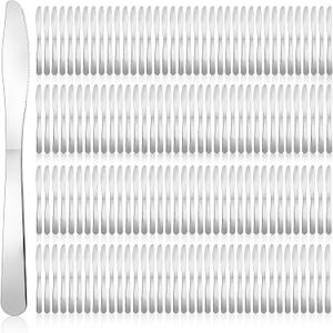 150 Pcs Dinner Knives Butter Knife Bulk 8.3 Inches Stainless Steel Knives Silverware Cutlery Knifes for Table Home Restaurant Kitchen