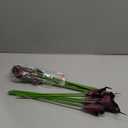 12pcs Artificial Calla Lily Flowers,13" Single Heads PU Flower Small Flower Bouquet Accessorie,Calla Lily Bridal Wedding Bouquet for Greenery Plants Indoor Outside Garland Home Office Decor (Purple)