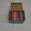 120 Pcs Mini Bubble Wands in 6 Colors, Bulk Party Favors for Kids, Themed Birthday, Christmas, New Year, Valentine, Carnival, School Classroom Prizes for Boys & Girls, Ideal Goodies Bags Stuffers