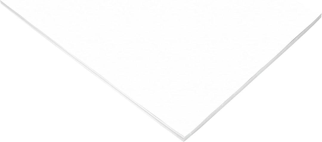 Tru-Ray Construction Paper, 50% Recycled, 18" x 24", White, 50 Sheets