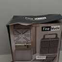 Belgian Waffle Maker with Removable Plates, Waflera Electrica, Large Waffle Iron, 3 in 1 Panini Grill Press Breakfast Sandwich Maker, Electric Griddle, Grilled Cheese Maker, Breakfast Station