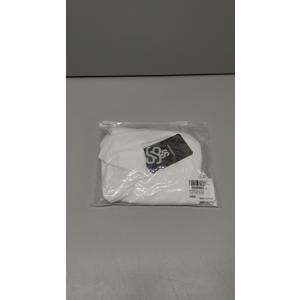 SUUKSESS Women Sexy Mesh Sheer Crop Tank Tops Sleeveless Ruched Going Out Tops (Large, Snow White)