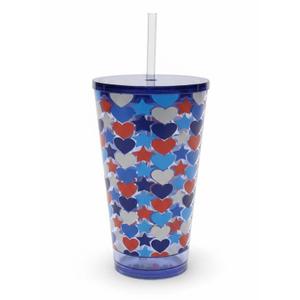 Luum Glo&Go Led 18 Oz Tumbler Heart