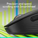Logitech Signature M650 L Full Size Wireless Mouse - for Large Sized Hands, 2-Year Battery, Silent Clicks, Customizable Side Buttons, Bluetooth, for PC/Mac/Multi-Device/Chromebook - Black