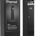 Houseables Cigarette Butt Disposal Outdoor, Cigarette Disposal Outdoor, Standing Ashtray, Butt Can for Outside, Commercial Smoking Receptacles, Smokers Outpost, Outside Ashtrays, Container Lock, 36H, One Size