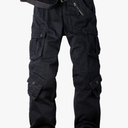 Men's Camo BDU Cargo Tactical Ripstop Casual Lightweight Baggy Combat 100% Cotton Pants with 8 Pockets(No Belt) 36