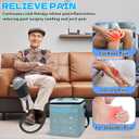 Cold Therapy Machine with Programmable Timer, Ice Machine for Knee After Surgery ACL,Cryotherapy Pain Relief Compression Pad for Shoulder, Arm, Ankle