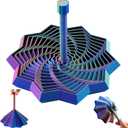 3D Printed Star Easter Fidget Toys Adults Teen with Detachable Handle, Dual Motion Sensory Toys with Auditory Feedback,Color-Changing Spiral for Stress Relief and Focus,Gifts for ADHD and Office Desk