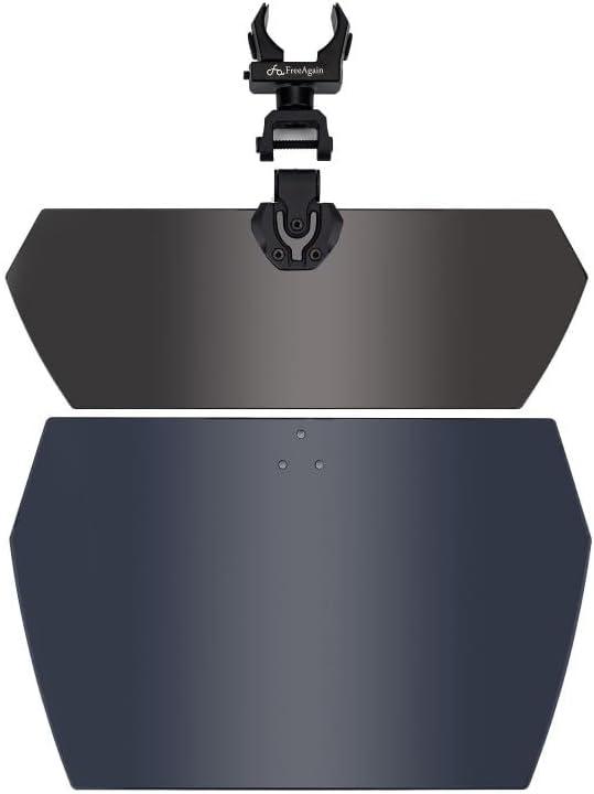 Oversized UTV Sun Visor | Extended 32" x 10" Coverage | Fits High Windshield Bars | Adjustable for Short Drivers | Universal for Polaris Ranger/Kawasaki/Maverick