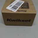 Kwikset 660 Deadbolt Lock, Satin Nickel Round Exterior Keyed Front Entry Door, Single Cylinder Dead Bolt, with Microban Protection