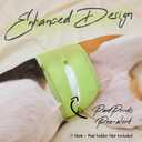 WICKEDPUP Dog Diaper Liners Booster Pads for Male and Female Dogs, 100ct | Disposable Diaper Inserts fit Most Reusable Pet Belly Bands, Wraps, and Washable Period Panties (Regular (100 Count))