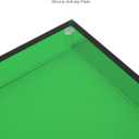 Acrylic Tray for Vanity Makeup Perfume Jewelry 12x6'' Small Decorative Tray for Bathroom Dresser Tops Candle Sink Counter, Emerald Green