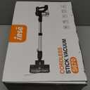 28Kpa Cordless Vacuum Cleaner, 8-in-1 Lightweight Cordless Stick Vacuum, 300W Rechargeable Vacuum with 2500m-Ah Battery, 45min Runtime Powerful Stick Vacuum for Pet Hair Hard Floor Carpet