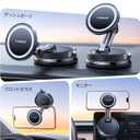 TORRAS 2026 Vacuum for Magsafe Car Mount98+LBS Strongest Suction & Ultra Magnet Magnetic Phone Holders for Your Car, 360 Adjustable Car Phone Holder Mount for iPhone 17 Pro Max 16 15 14 13 12