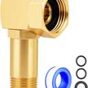 UNWAVER Garden Hose Reel Parts Swivel Elbow Connector Garden Hose Swivel Reel Replacement Fittings Brass Replacement Part Adapter (Standard 1PCS)