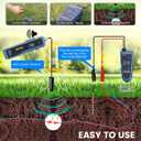 Underground Wire Locator, Cable Tester F02 Pro for Locate Wires, Locate Control Wires Cables Pet Fence Wires, up to 3 Feet Deep 1640 Feet Length, Equiped with Rechargeable 1100mAh Battery