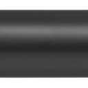 Ivilon Drapery Window Curtain Rod - End Cap Style Design 1 Inch Pole. 72 to 144 Inch Color Black