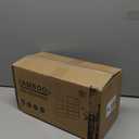 Bamboo Desk Organizer with Drawers Desktop Storage Drawers for Bills Office Supplies Kitchen Utensils Organizing Tool for Home Classroom Organization No Assembly (White)