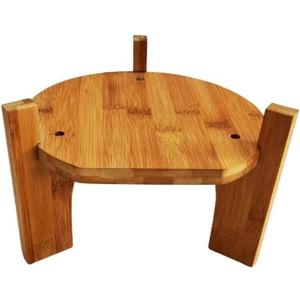 Drink Dispenser,Water Dispenser And Beverage Dispenser Stand. Fit Max 10.9 Inch Diameter Loads Up to 5 Gallons - Natural Bamboo Wood
