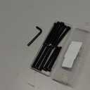 cSeao 10-Pack Black 5/16"-18 * 2-3/4" Allen Head Socket Cap Bolts Screws for Furniture Table