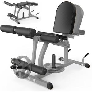 Z ZHICHI 2-in-1 Adjustable Leg Extension and Curl Machine, Easy Transition, Home Gym Leg Machine, Weight Capacity 660LBS